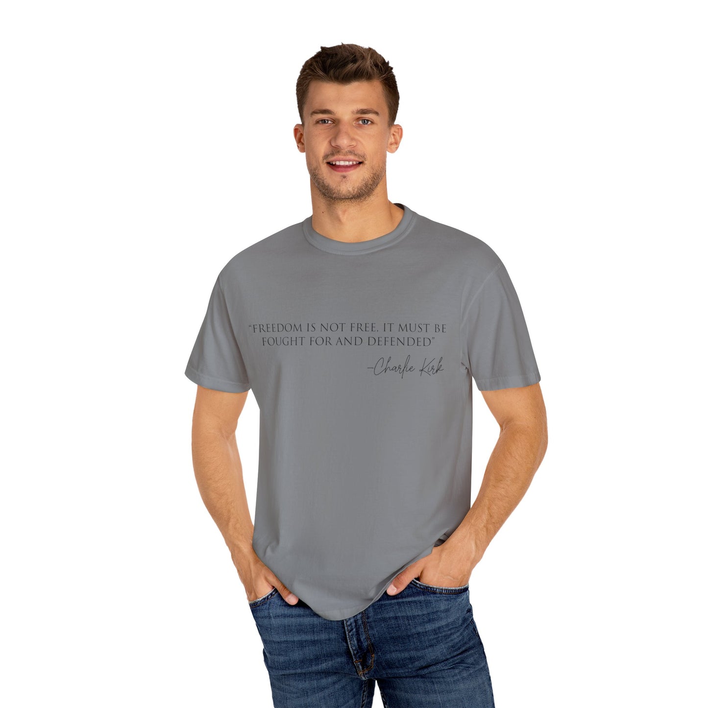 Freedom Quote Unisex T-Shirt, Motivational Tee, Gift for Activists, Casual Wear, Birthday Present, Statement Apparel