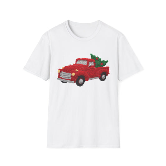Vintage Christmas Truck T-Shirt | Holiday Gift, Festive Tee, Unisex Shirt, Cozy Style, Tree Decoration