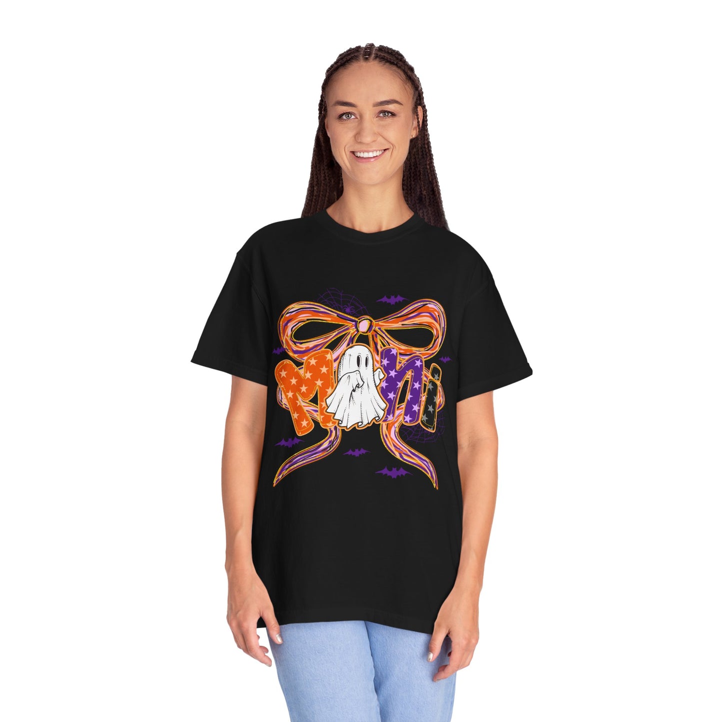 Halloween Ghost Ribbon T-Shirt | Unisex Spooky Wear, Fall Fashion, Halloween Party, Costume Tee, Gift for Ghost Lovers
