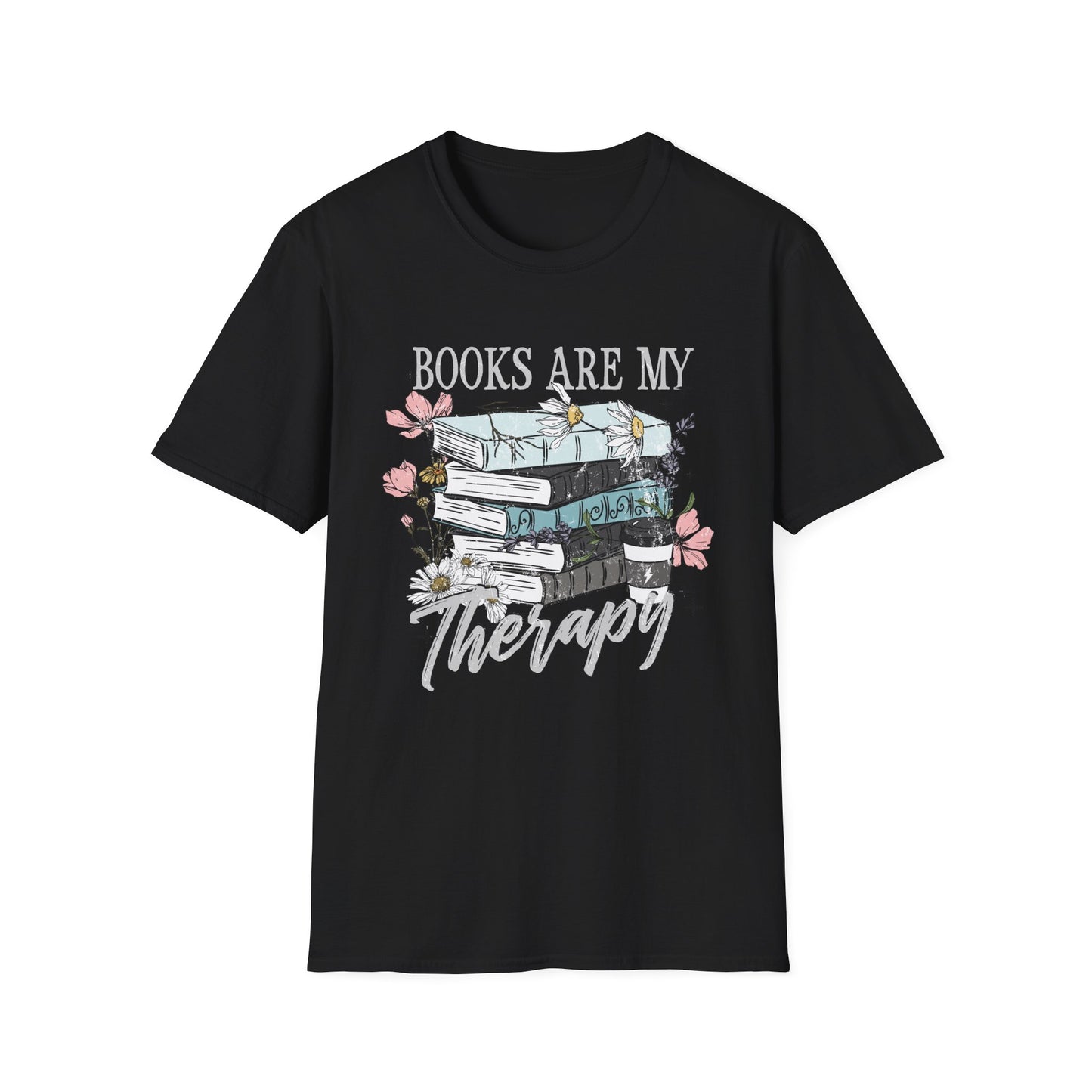 Books Are My Therapy T-Shirt, Cozy Book Lover Tee, Gift for Readers, Relaxed Fit Unisex Shirt, Literary Apparel, Perfect for Book [...]