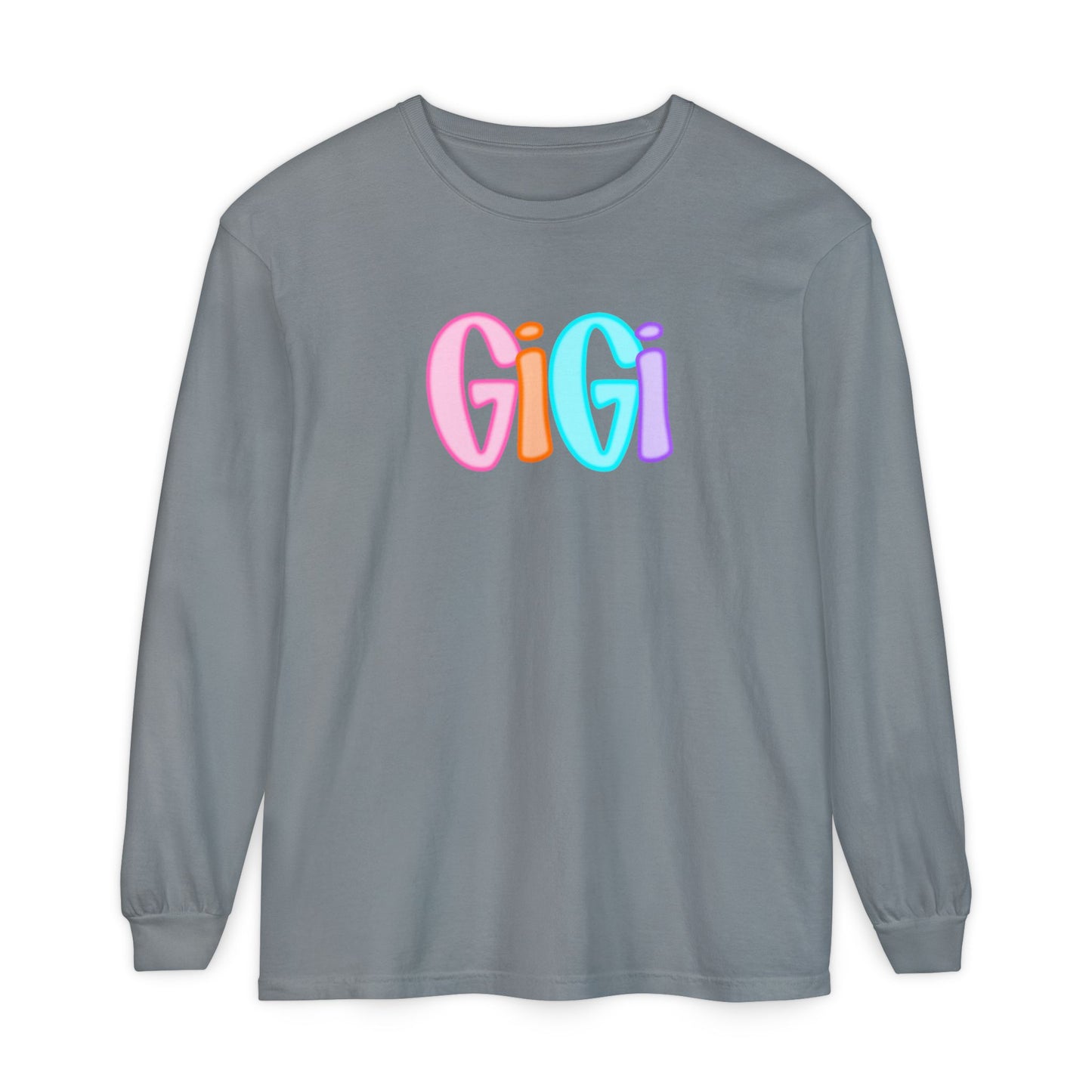Gigi Neon Comfort Colors Long Sleeve