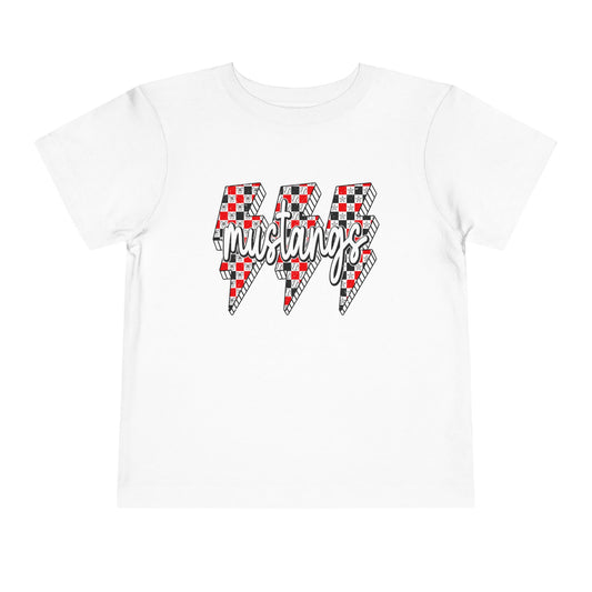 Mustang Lightning Toddler Tee - Fun Kids Wear, Perfect for Birthdays, Family Gatherings, Playdates, and Everyday Adventures
