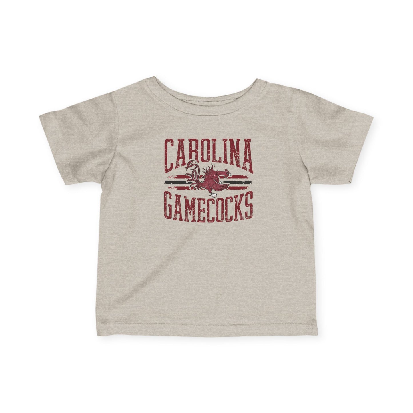 Baby Gamecocks Tee, Infant Carolina Gamecocks Shirt, Cute Toddler Gift, College Team Baby Clothes, Baby Sports Apparel