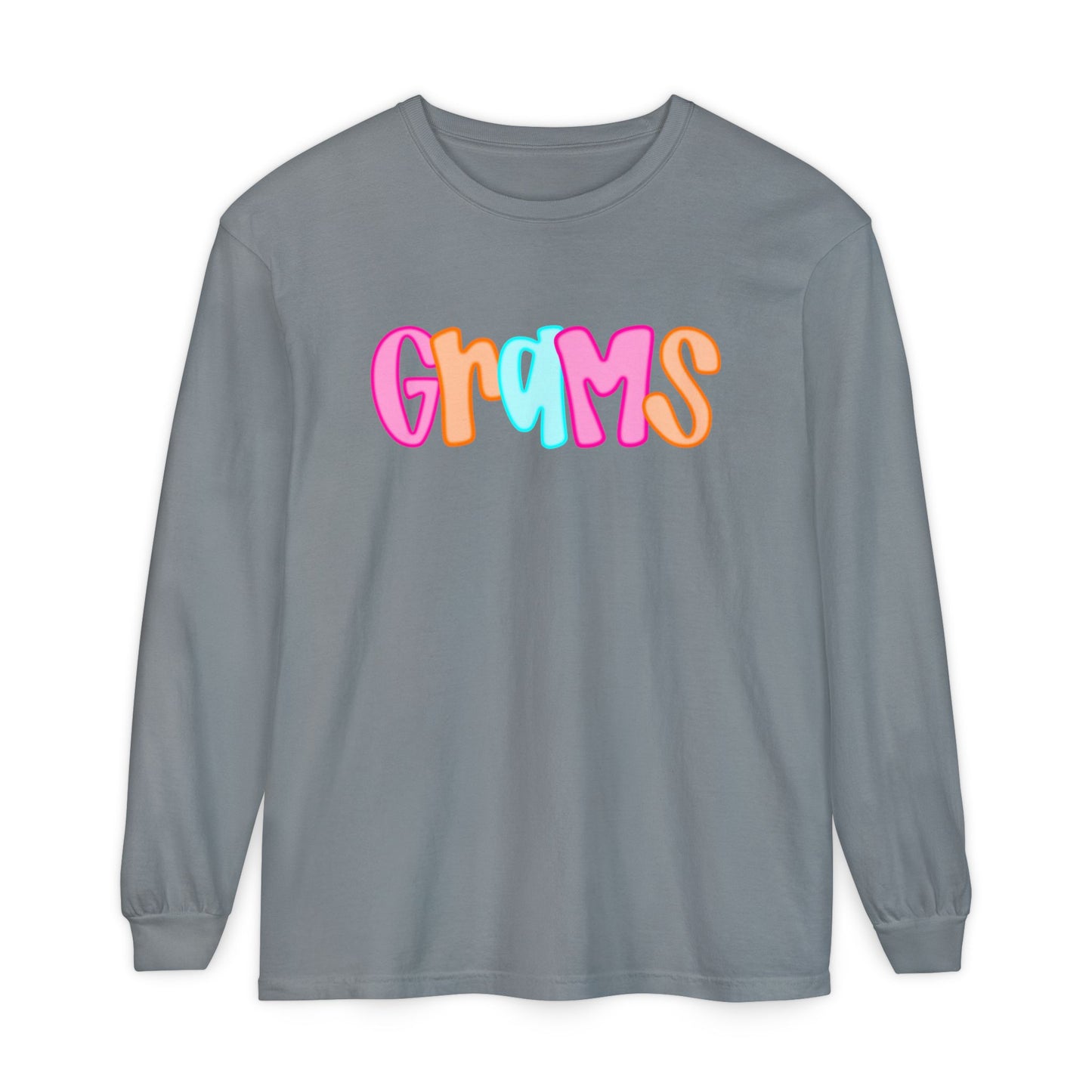 Grams Neon Comfort Colors Long Sleeve
