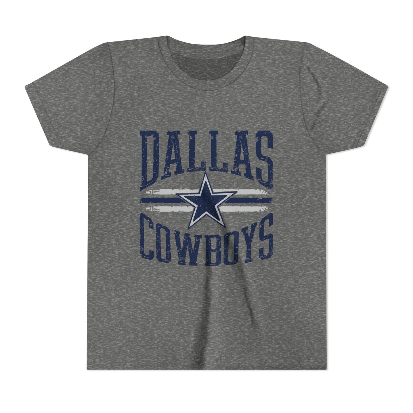Dallas Cowboys Youth Tee - Perfect for Game Day, Sports Events, Birthdays, Gift for Young Fans, Comfortable Everyday Wear