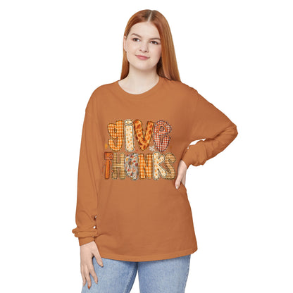 Thankful Vibes Long Sleeve T-Shirt