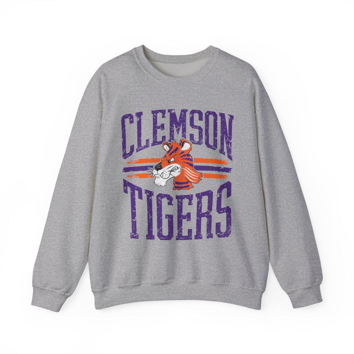Clemson Tigers Crewneck Sweatshirt - Unisex Sweatshirt for Game Day, College Apparel, Sports Fan, Gift Idea, Casual Wear