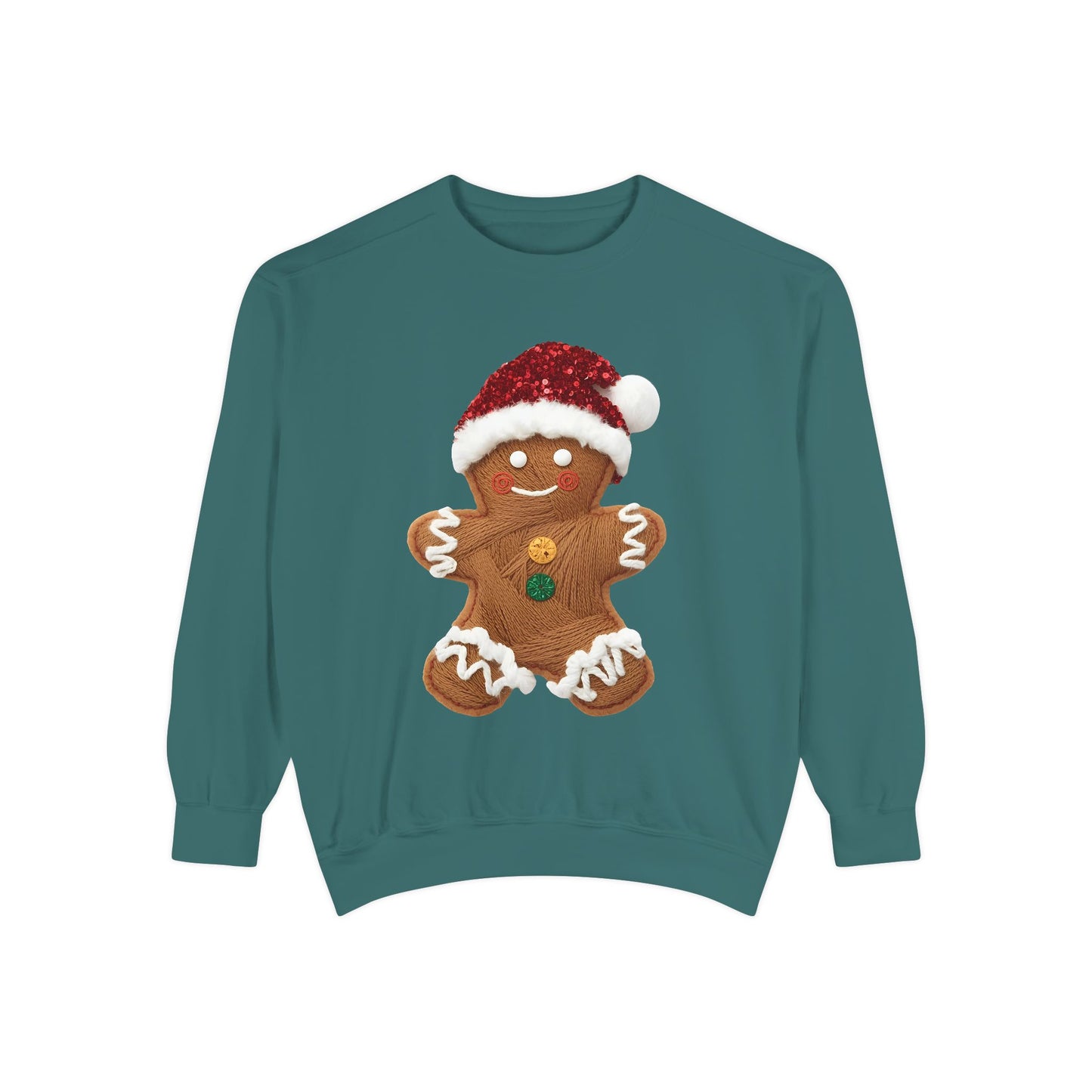 Gingerbread Christmas Sweatshirt Comfort Colors