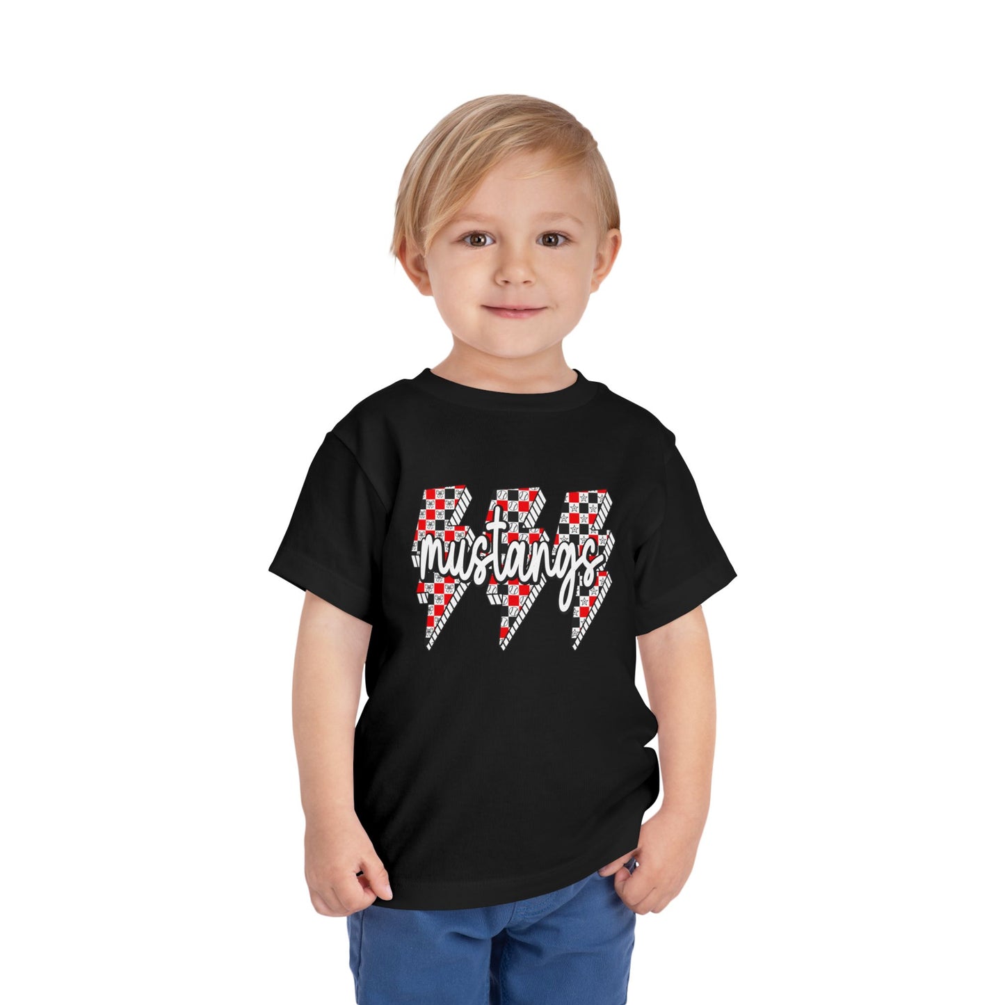 Mustang Lightning Toddler Tee - Fun Kids Wear, Perfect for Birthdays, Family Gatherings, Playdates, and Everyday Adventures