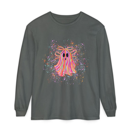 Splatter Neon Ghost Long Sleeve