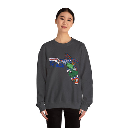 Florida Vibes Crewneck Sweatshirt | Unisex Graphic Top, Casual Wear, Gift for Him/Her, Vacation Essentials, Comfortable Style
