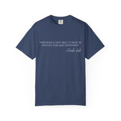 Freedom Quote T-Shirt, Inspirational Tee, Unisex Graphic Shirt, Motivational Gift, Casual Wear, Quote Apparel