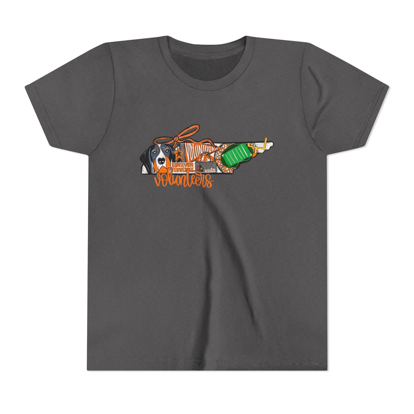 Youth Short Sleeve Tee with Fun Graphic Design, Perfect for Casual Wear, Birthdays, Halloween, Adventures, Every Day