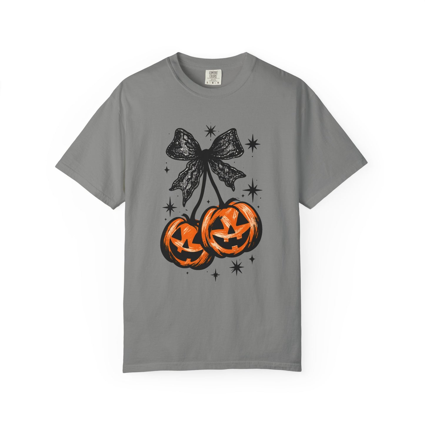 Pumpkin Cherry Bow T-Shirt