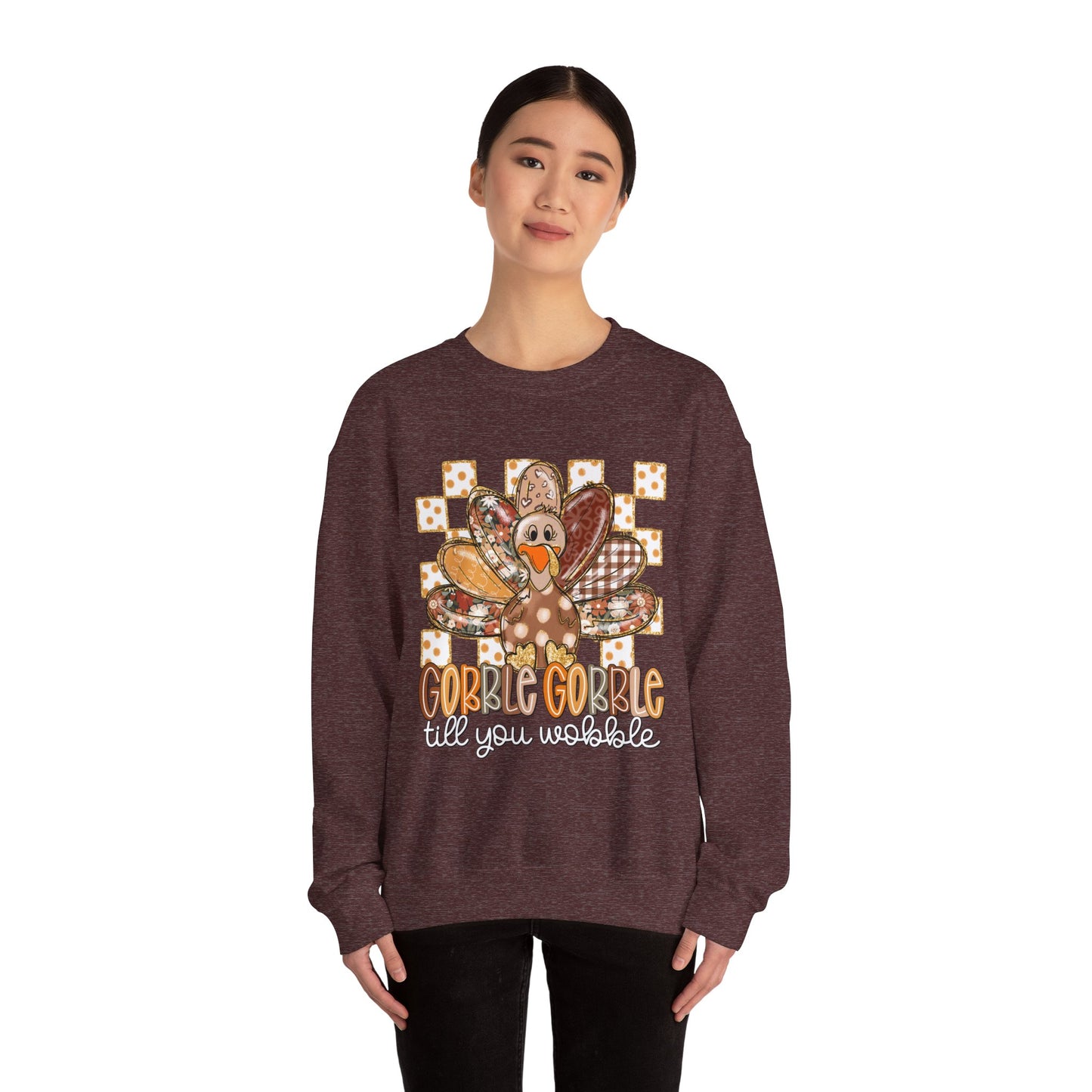 Thanksgiving Turkey Sweatshirt, Cozy Fall Sweater, Holiday Gift for Her, Fall Fashion, Family Gathering Attire