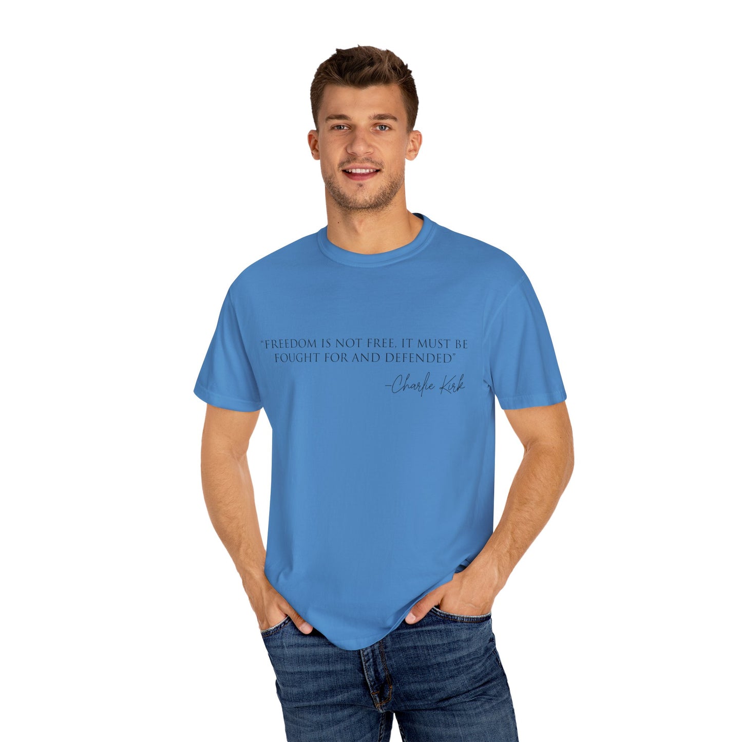 Freedom Quote Unisex T-Shirt, Motivational Tee, Gift for Activists, Casual Wear, Birthday Present, Statement Apparel