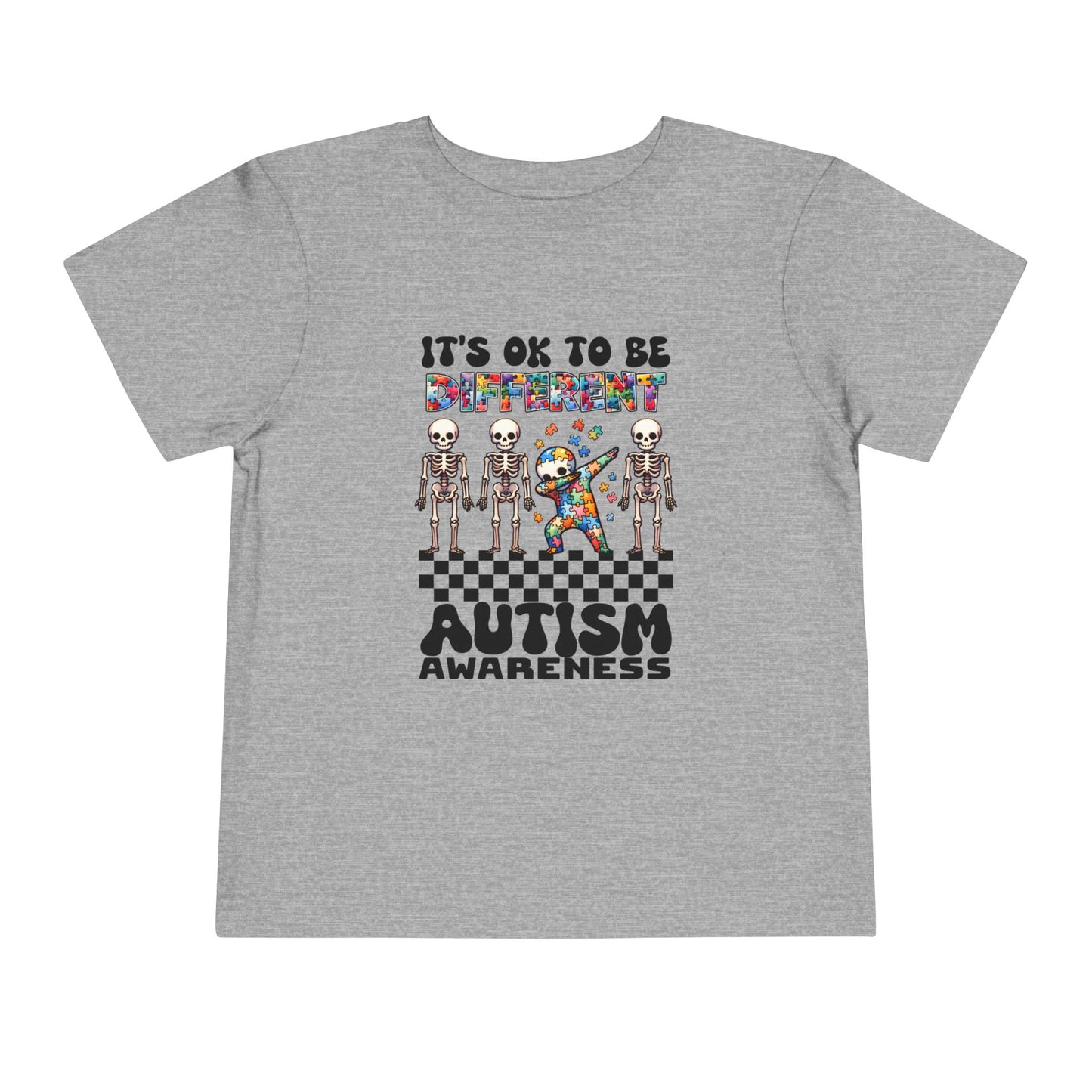 Toddler Autism Awareness Tee, Short Sleeve Kids Shirt, Differently Abled Tee, Colorful Toddler T-Shirt, Support Autism Month, Fun Kids [...]