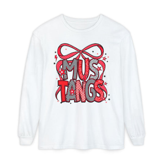 Mustangs Pop Art Long Sleeve T-Shirt, Perfect for Mustang Lovers, Gift for Birthdays, Sports Events, Everyday Casual Wear, Unique [...]