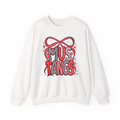 Mustang Love Crewneck Sweatshirt - Cozy Unisex Pullover for Horse Lovers, Gift for Equestrian, Casual Outfit, Horse Show