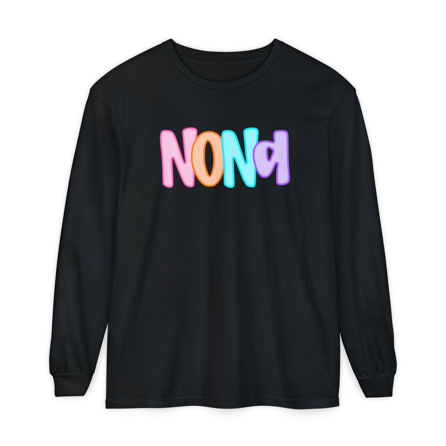 Nona Neon Comfort Color Long Sleeve