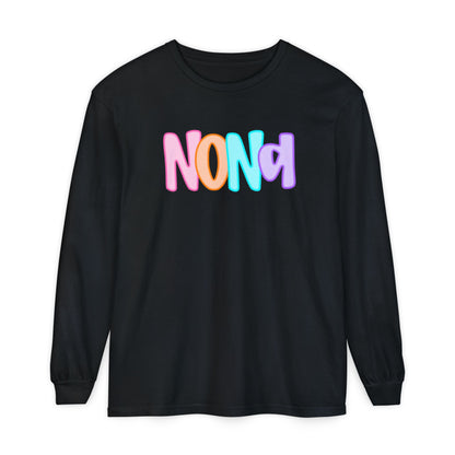 Nona Neon Comfort Color Long Sleeve