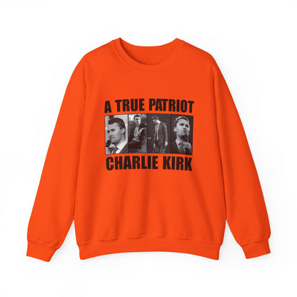 Unisex Heavy Blend™ Crewneck Sweatshirt - A True Patriot Charlie Kirk Sweatshirt, Cozy Gift for Patriots, Political Statement, [...]