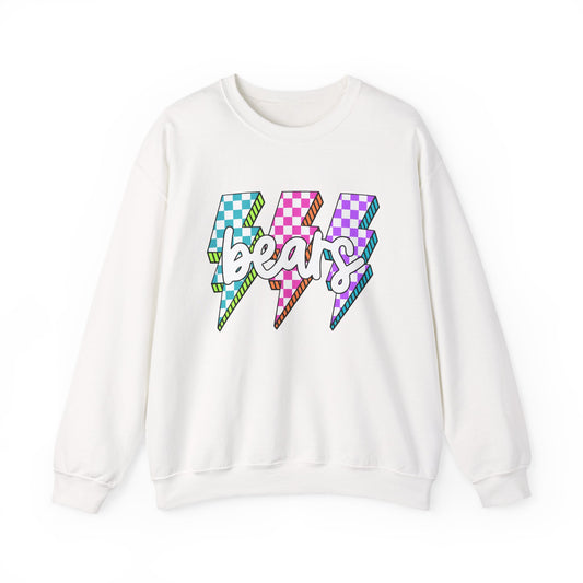 Colorful Bears Crewneck Sweatshirt, Unisex Sweatshirt, Graphic Sweatshirt, Cozy Sweatshirt for Gifts, Casual Wear