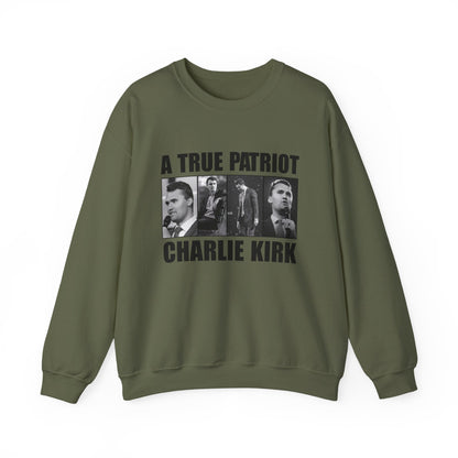 Unisex Heavy Blend™ Crewneck Sweatshirt - A True Patriot Charlie Kirk Sweatshirt, Cozy Gift for Patriots, Political Statement, [...]