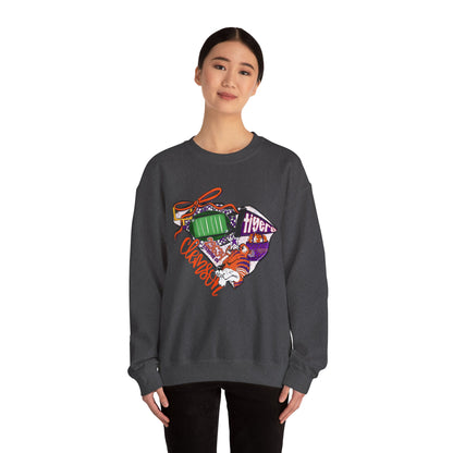 Clemson Tigers Unisex Sweatshirt, College Apparel, Holiday Gift, Cozy Crewneck, Casual Style, Football Fan Gear