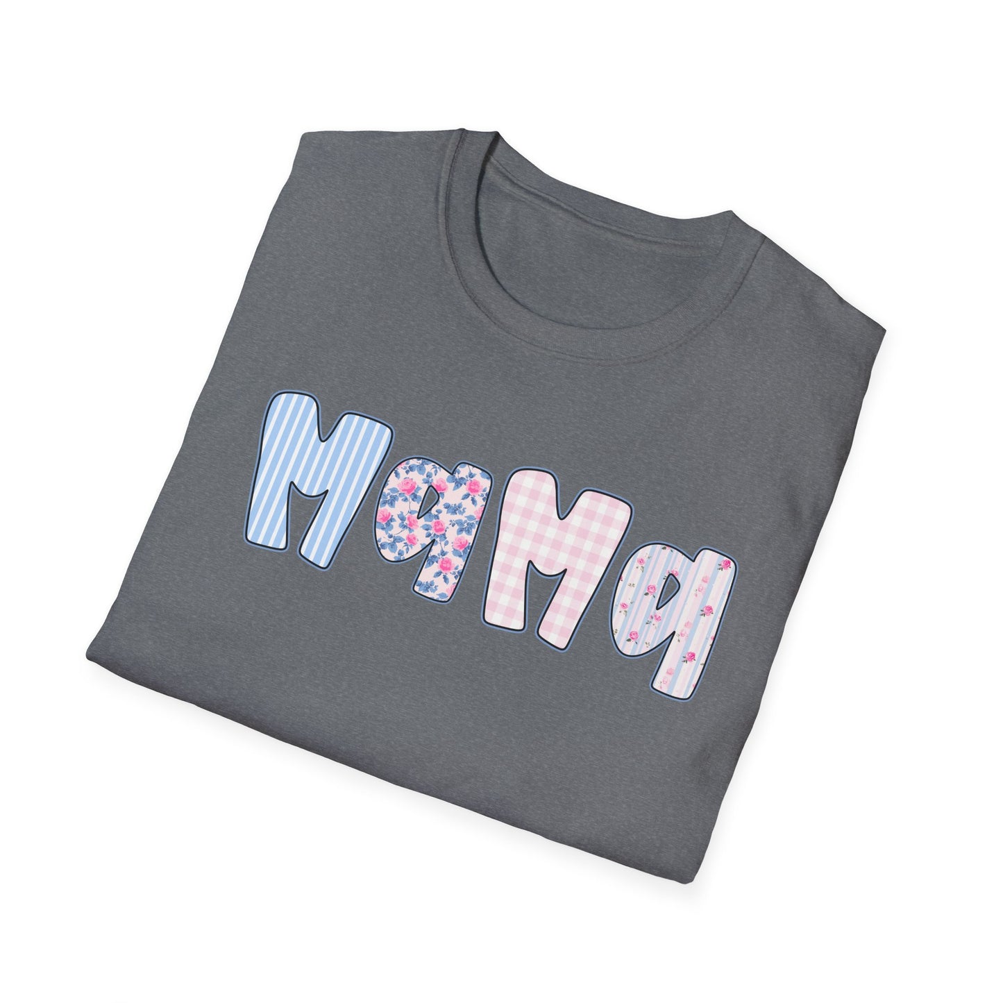 Mama Floral Letters T-Shirt