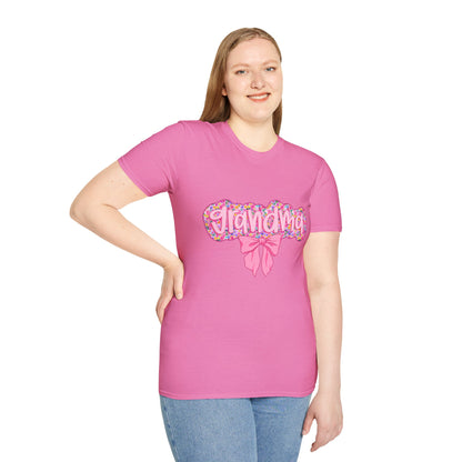 Grandma Floral Graphic T-Shirt | Gift for Grandma | Softstyle Tee for Family Celebrations, Mother's Day Gift, Casual Wear