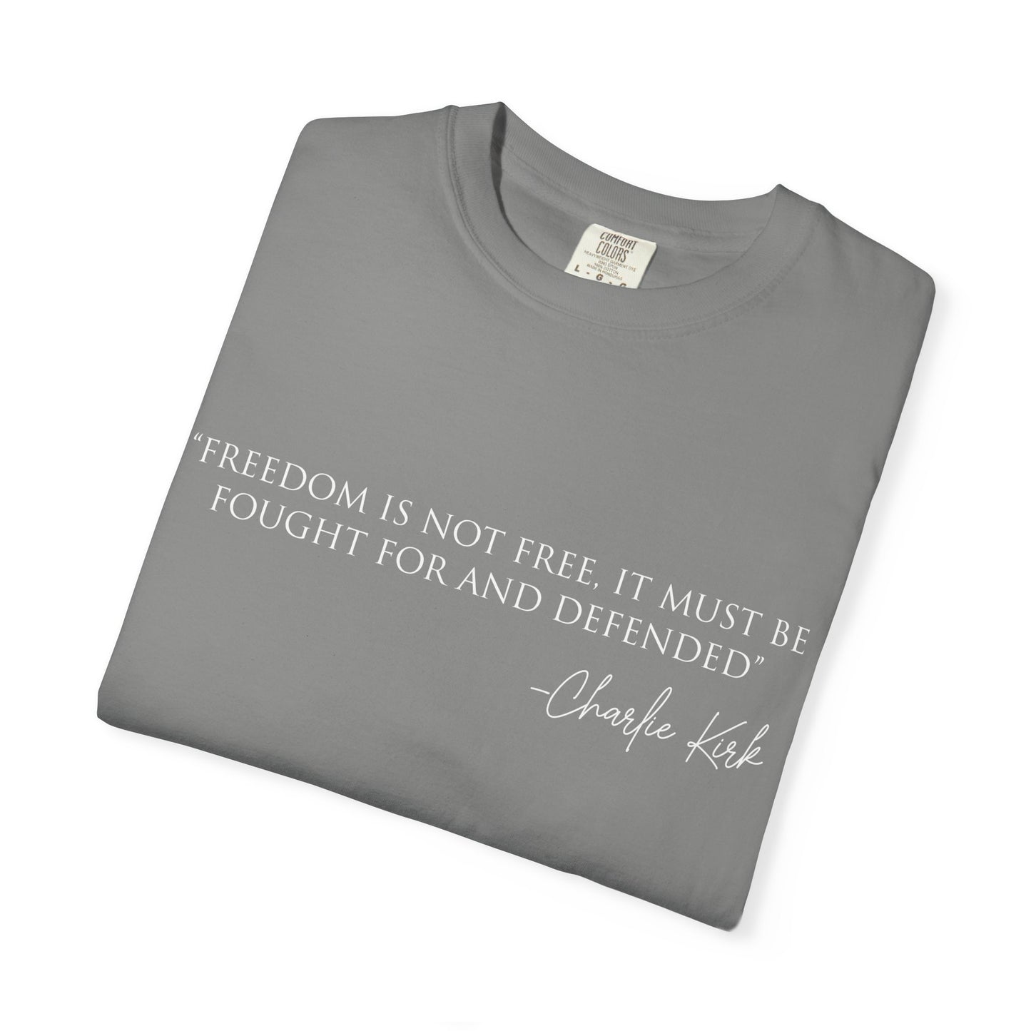 Freedom Quote T-Shirt, Inspirational Tee, Unisex Graphic Shirt, Motivational Gift, Casual Wear, Quote Apparel