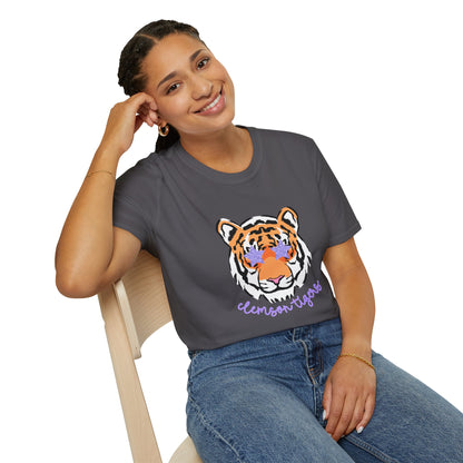 Clemson Tigers Unisex T-Shirt, College Apparel, Graphic Tee, Gift for Students, Casual Wear, School Spirit Shirt