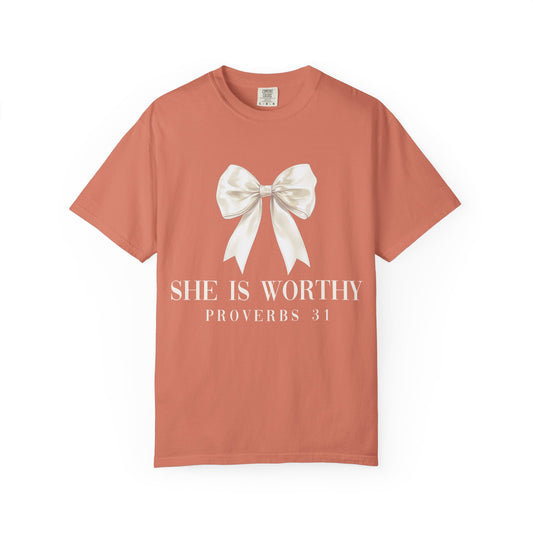 She is Worthy Comfort Colors