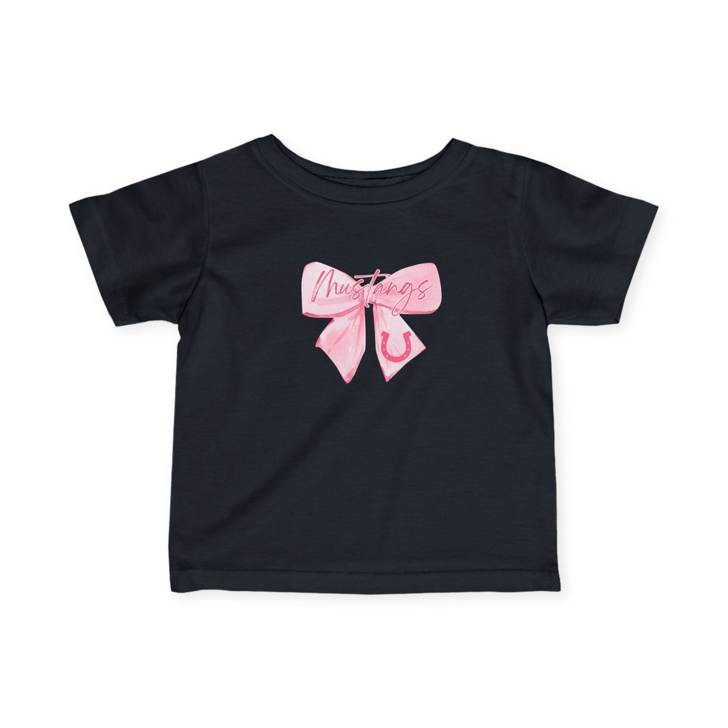 Adorable Infant Tee with Pink Bow Design, Cute Baby Shirt, Toddler Fashion, Baby Shower Gift, Kids Spring Outfit