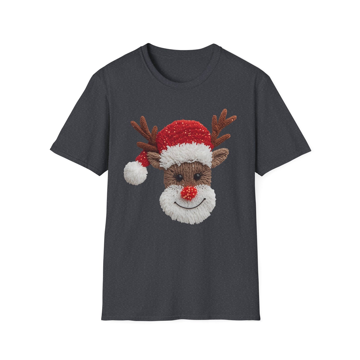 Festive Reindeer T-Shirt Gildan