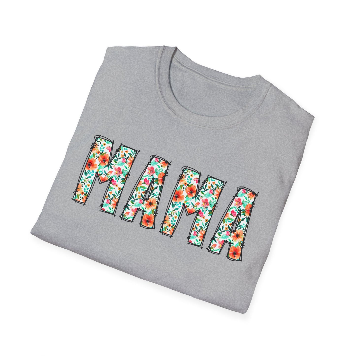 Mama Floral T‑Shirt