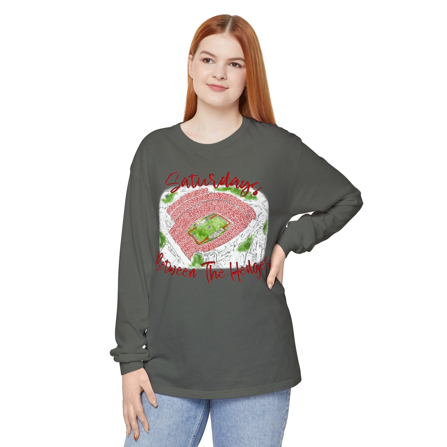 Unisex Garment-dyed Long Sleeve T-Shirt