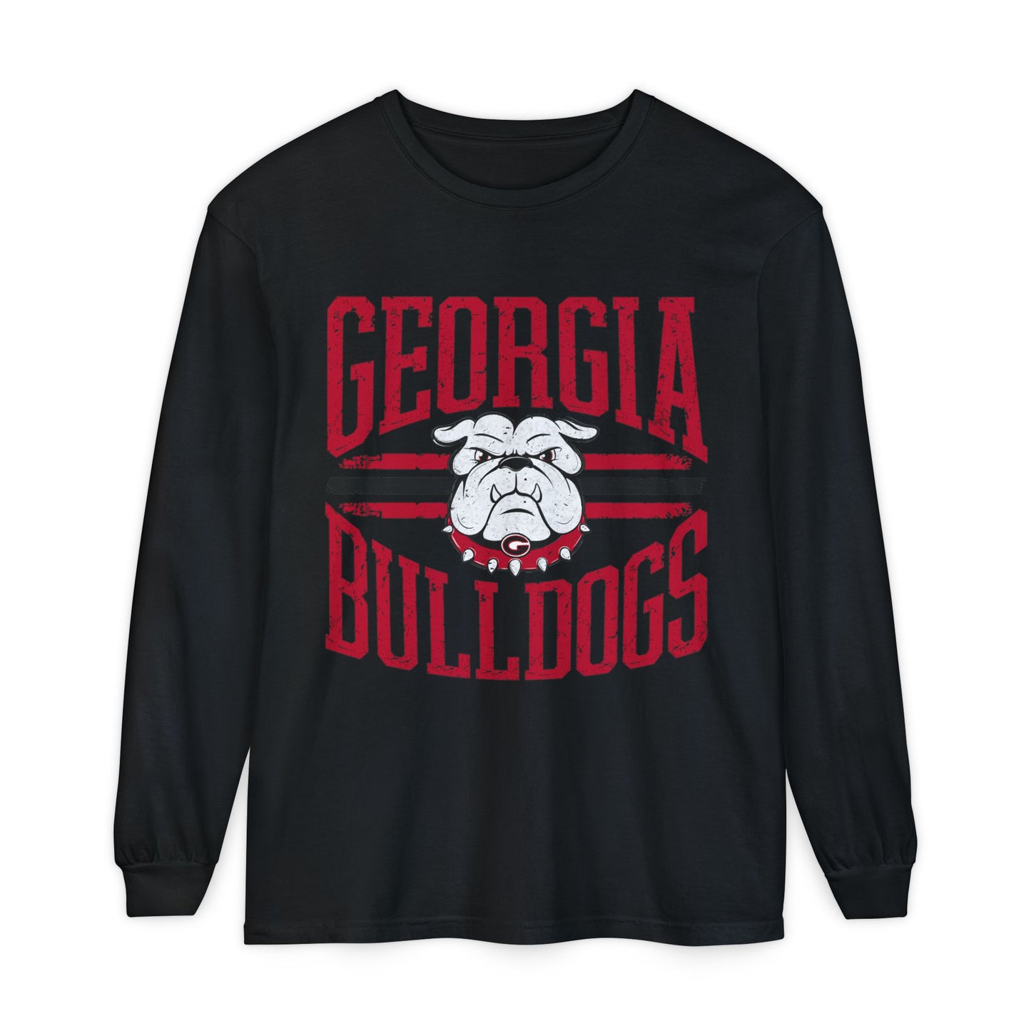 Unisex Long Sleeve T-Shirt, Georgia Bulldogs Spirit Wear, College Apparel, Game Day Outfit, Casual Comfort