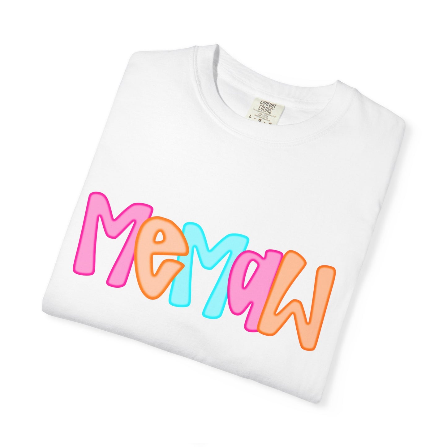 Memaw Neon Comfort Colors Tee