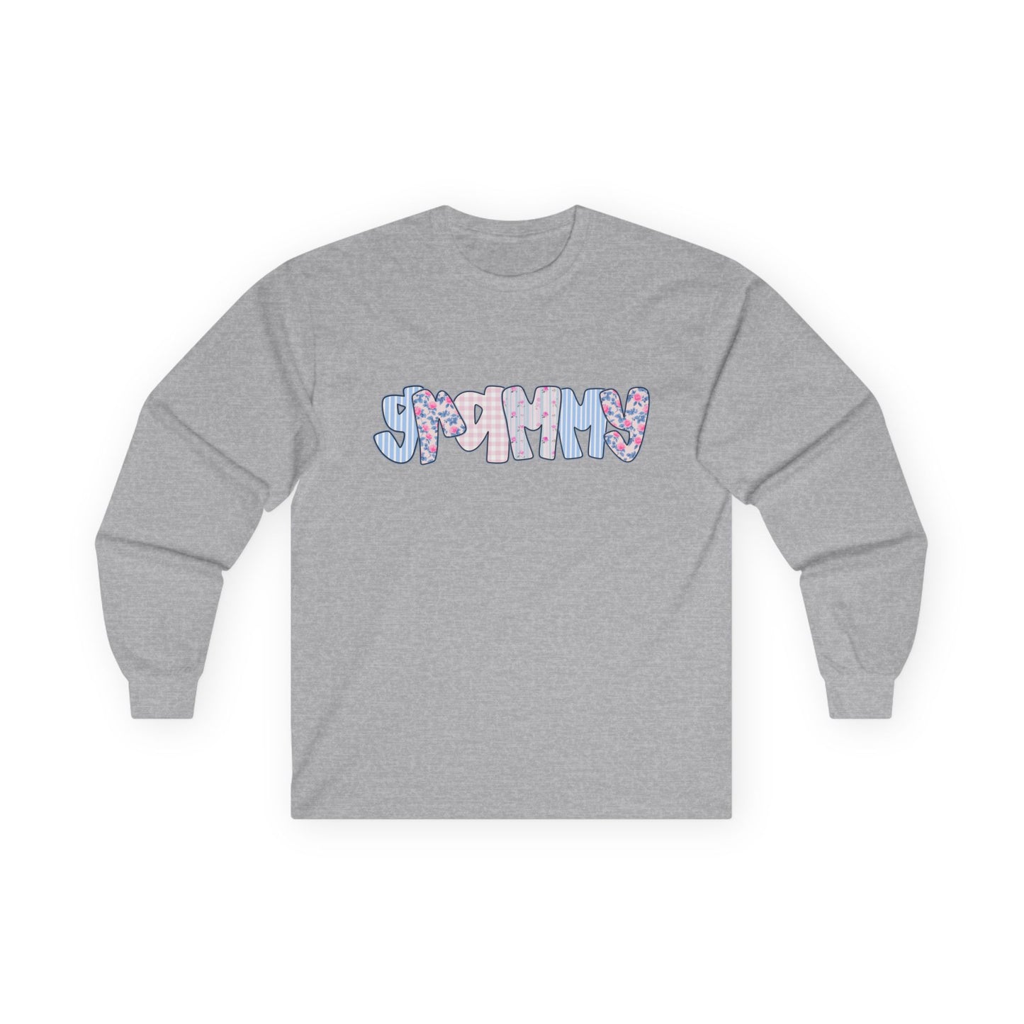 Grammy Pink & Blue Floral Long Sleeve