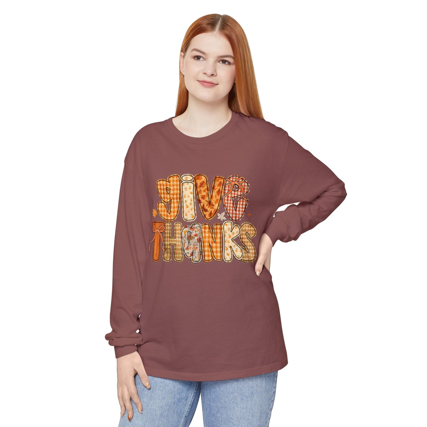 Thankful Vibes Long Sleeve T-Shirt