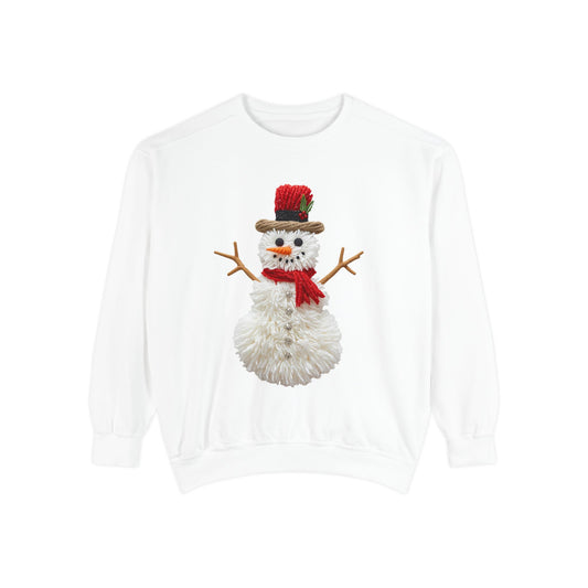 Cozy Snowman Sweatshirt Comfort Colors