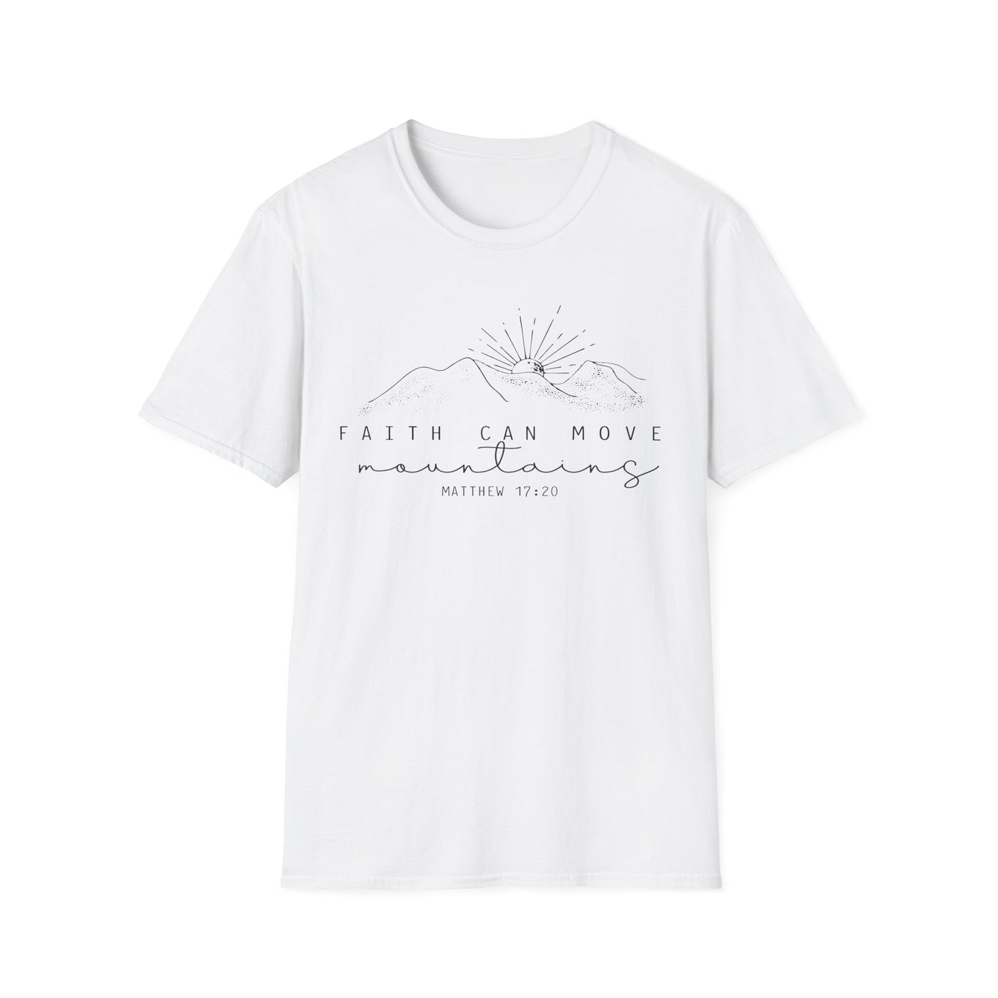Faith Over Mountains Gildan Softstyle