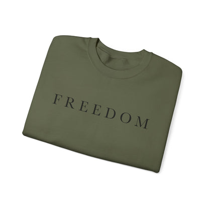 Freedom Crewneck Sweatshirt, Cozy Unisex Sweatshirt, Casual Wear, Gift for Him/Her, Everyday Comfort, Relaxed Fashion