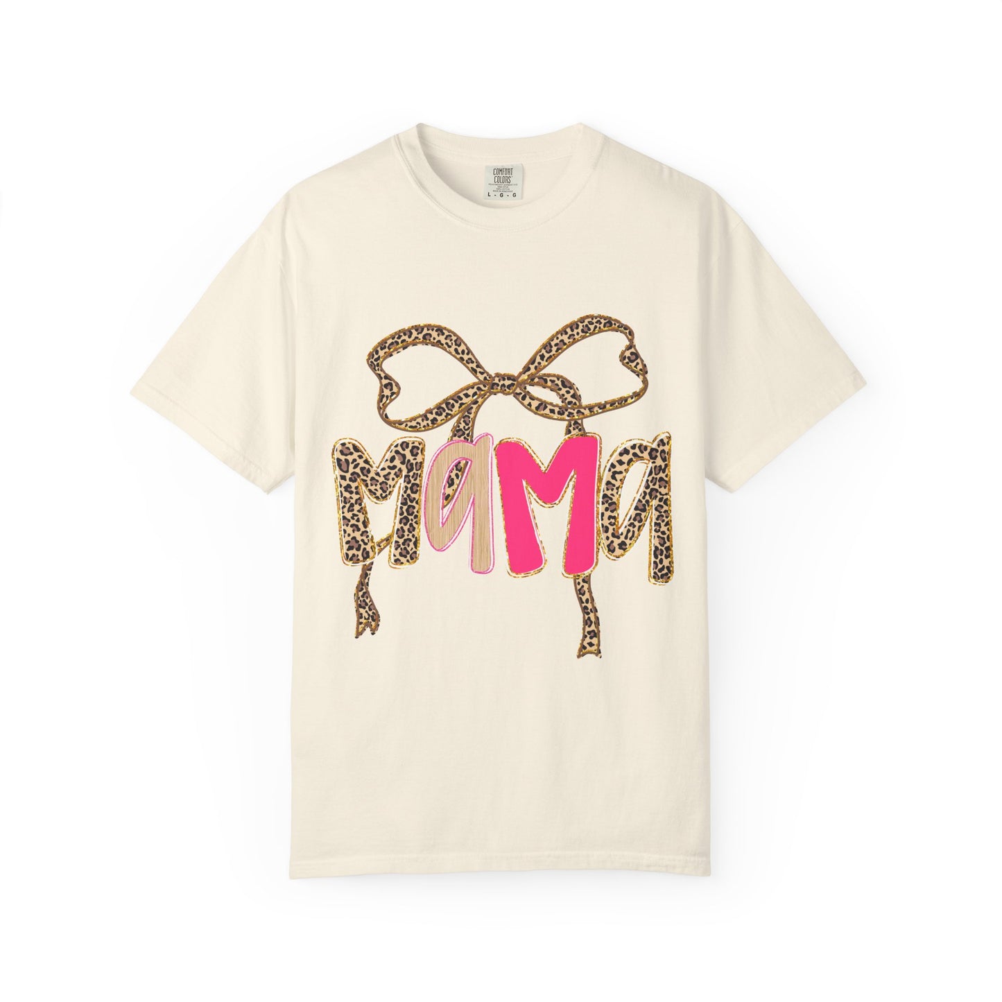 Neon Leopard Print Mama T-Shirt