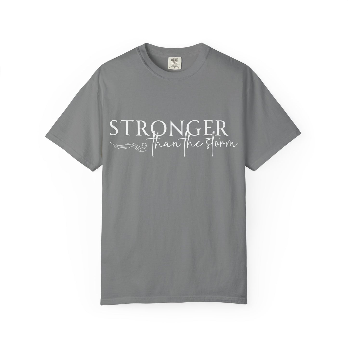Stronger Than the Storm T-shirt, Inspirational T-shirt, Unisex Tee, Motivational Apparel, Gift for Resilience, Positive Vibes