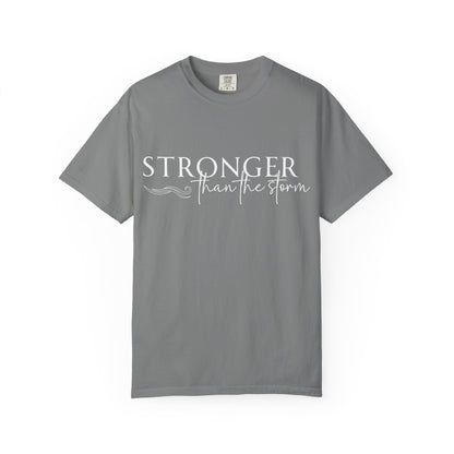 Stronger Than the Storm T-shirt, Inspirational T-shirt, Unisex Tee, Motivational Apparel, Gift for Resilience, Positive Vibes