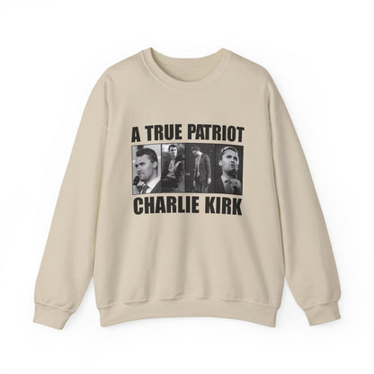 Unisex Heavy Blend™ Crewneck Sweatshirt - A True Patriot Charlie Kirk Sweatshirt, Cozy Gift for Patriots, Political Statement, [...]