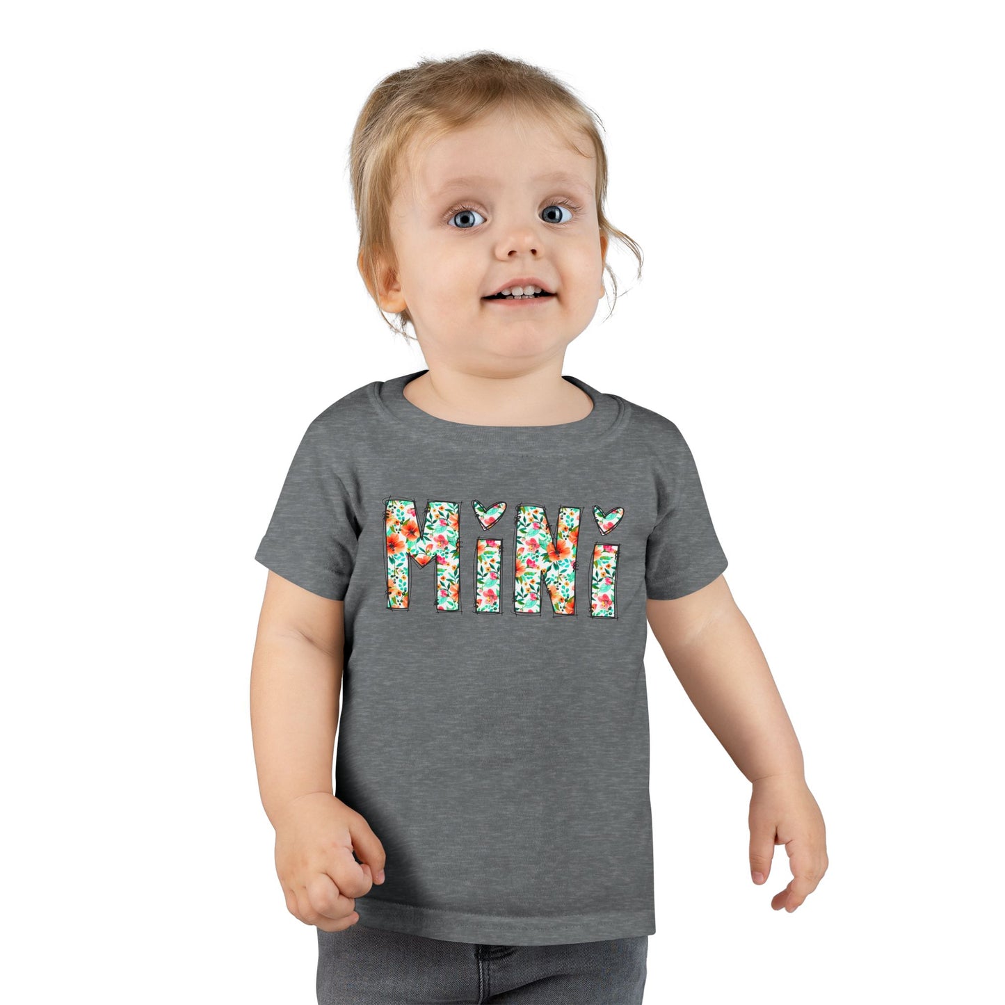 Floral 'Mini' Toddler T-Shirt